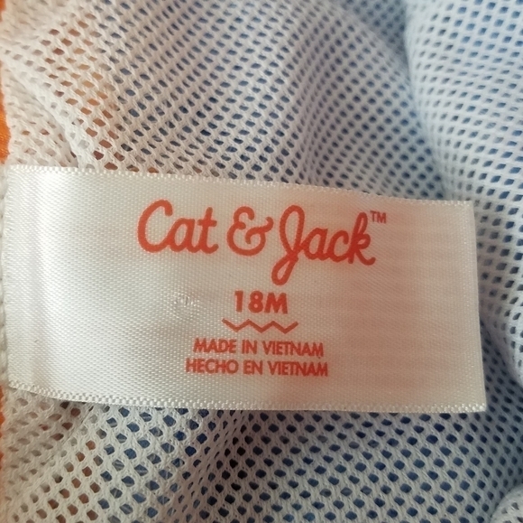 Cat & Jack Color Block Swim Trunks Bathing Suit 18m - Picture 3 of 4